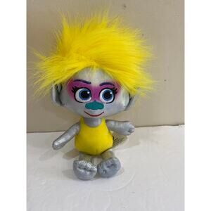 Trolls World Tour Gomdori the K-pop Troll Stuffed Toy Yellow Hair Plush Doll